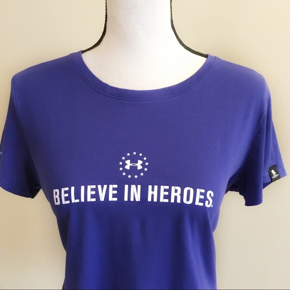 wounded warrior believe in heroes shirt